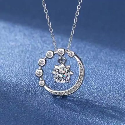 Diamond Cut Hot -Selling and Smart Star Moon Fashion pendant